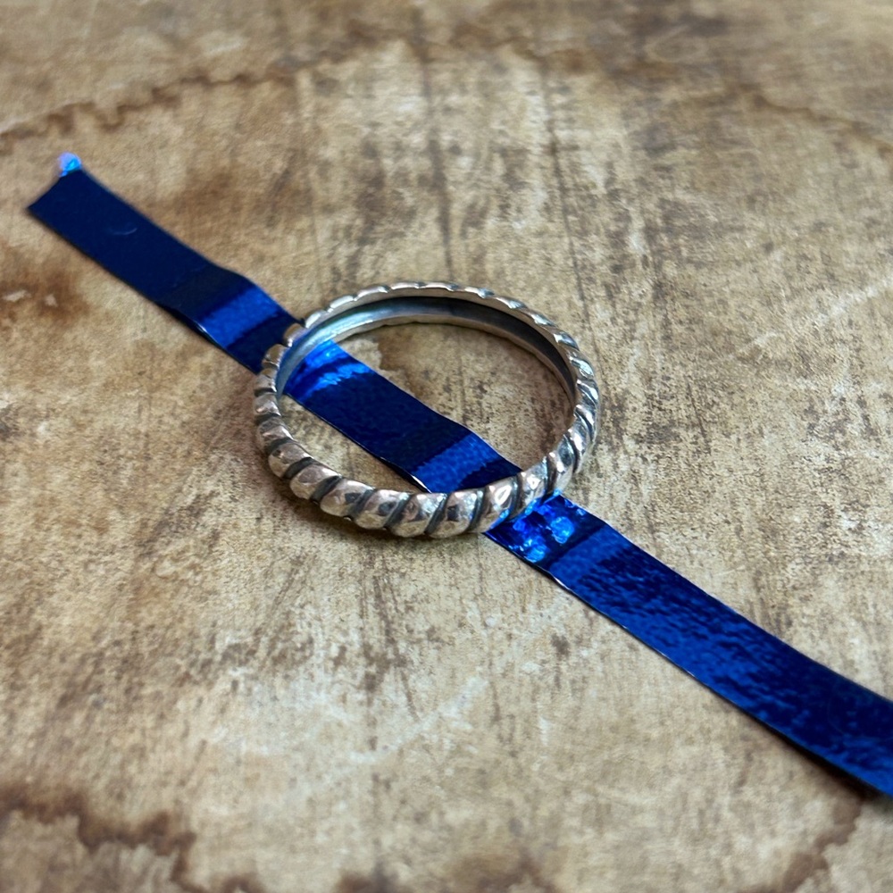 Silpada Rope Ring R2745 Size 7 - Picture 8 of 8
